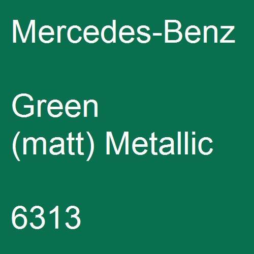 Mercedes-Benz, Green (matt) Metallic, 6313.